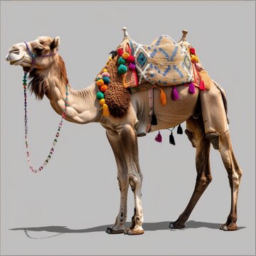 Majestic Camel in Wide Angle: Realistic Portrait sacrifice for EID