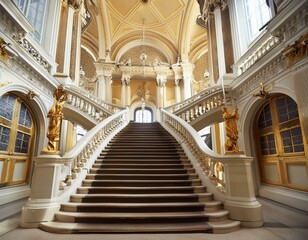 Naklejka premium Staircase in the royal palace