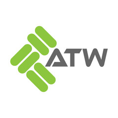 ATW letter logo vector design, ATW simple and modern logo. ATW luxurious alphabet design