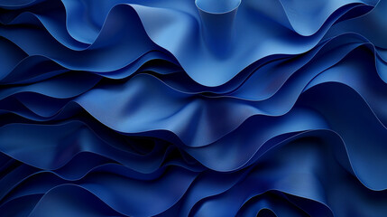 The image is a blue wave with a lot of texture