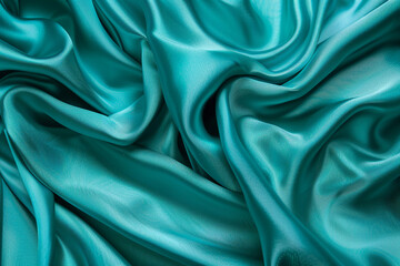 Fototapeta premium Elegant silk fabric texture abstract, silky waves. Smooth textile background, elegance luxurious design