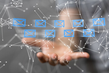 mail communication support contact concept service