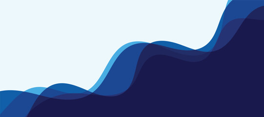 abstract blue wave background