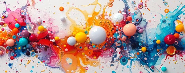 The summer carnival was a burst of abstract joy, vibrant and playful, delighting everyone in attendance