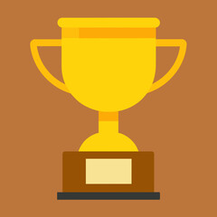 gold trophy cup logo 