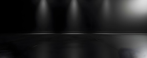 Obraz premium Sleek and Sophisticated Black Backdrop for Tech Product Presentation