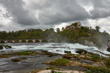 Rhine Falls, the largest waterfall in Europe