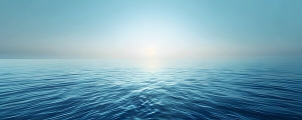 Obraz premium Serene Blue Gradient Backdrop for Wellness Product Presentation