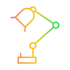 Desk Lamp Icon Design