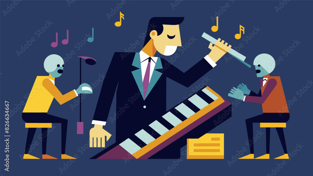Poster with each press of a key the organists determination to perfect their playing grows stronger the mus