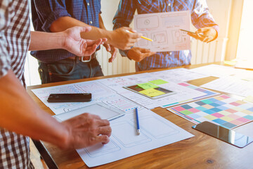 mobile application development team is studying and designing  ux ui system to display and color in application on smartphone to work efficiently and not cause the ux ui system to have any errors.