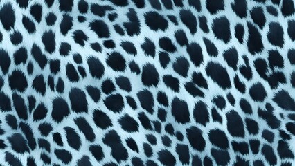 leopard blue background skin texture 