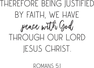 Bible Verse, Christian biblical quote, Scripture poster, vector illustration