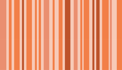 Obraz premium Seamless pattern of vertical orange and brown stripes. Geometric design for wallpaper and textile. 