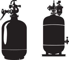 Gas Cylinder Vector Icon