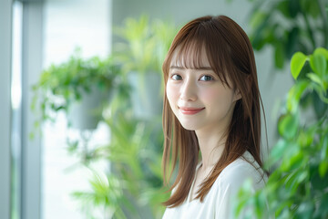 Fototapeta premium 可愛い女性