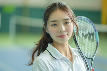 テニススクール　女性