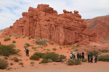 Desert landscape of northwestern Argentina