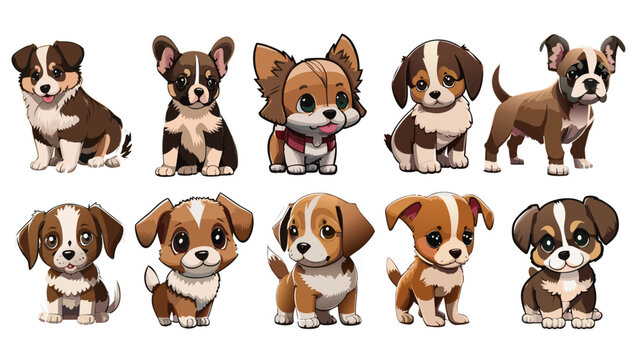cole&ccedil;&atilde;o filhotes de cachorros fofinhos