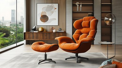 A stylish, modern task chair with a contoured seat and back, designed for maximum comfort and support during long work sessions.