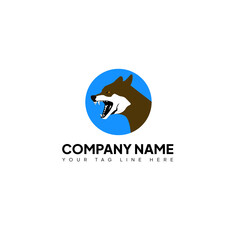 Angry Dog Logo Design