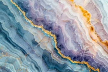 Highquality image of a luxurious marble surface with natural golden fractures