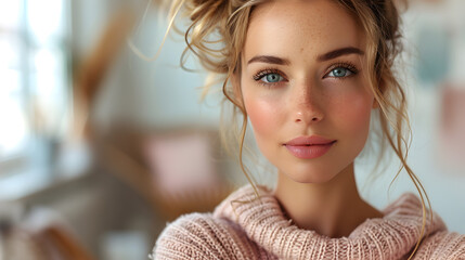 Beautiful Women with Natural Beauty