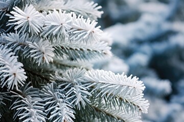 A tree with snow on it. The snow is covering the branches and leaves. The tree is bare and has no leaves