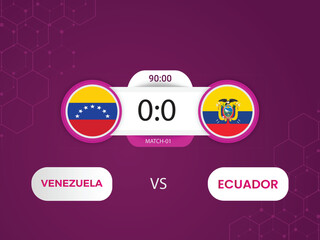 Ecuador vs Venezuela Copa America 2024 match with scoreboard and broadcast