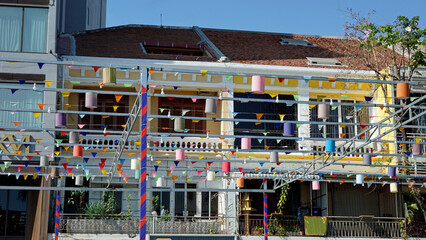 run down houses in phnom penh city center