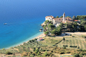 the lovely monastery of Bol, island Brac, Croatia