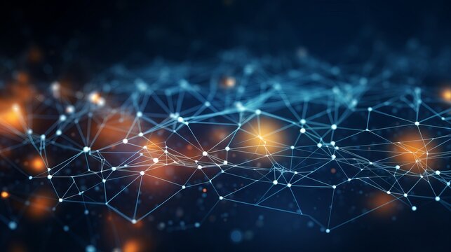 Pulsating plexus network: abstract digital connectivity in global technology sphere.

