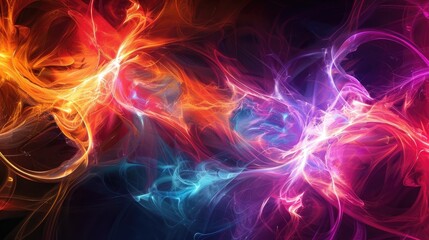 Vibrant Plasma Artistic Design