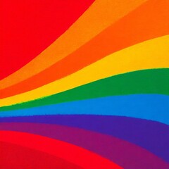 Rainbow Pride Striped Colorful Background