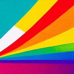Rainbow Pride Striped Colorful Background