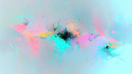 Abstract colorful background with splashes