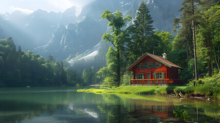 Fototapeta premium Breathtaking Natural Beauty in Switzerland