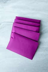 purple envelopes on a white background