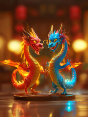 Drachen Symbol für chinesisches Neujahrsfest