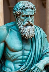 Obraz premium Stoic Greek philosopher statue