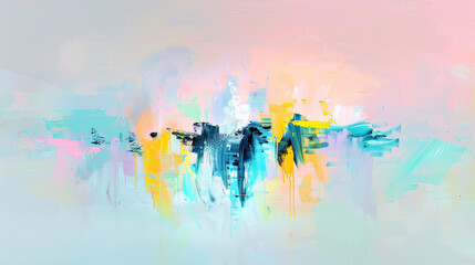 Abstract colorful background with splashes