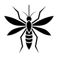 mosquito vector silhouette illustration