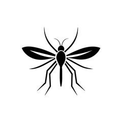 mosquito vector silhouette illustration