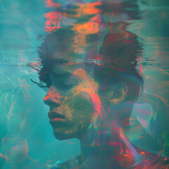 Underwater reverie - hyperpop and abject art and fine art - Album Covers