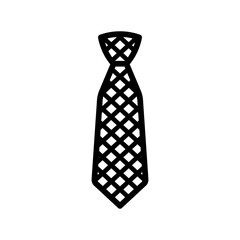 Tie line icon. Tie icon. Tie icon isolated on white background. Transparent background, minimalist symbol. Vector images