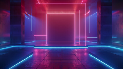 the entrance to the city , futuristic cybersecurity interface in a sci-fi style, featuring quantum computing elements like holographic projections