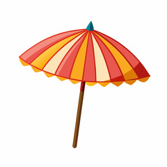 parasol isolated on white background