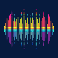 Dynamic Audio Spectrum Waveform