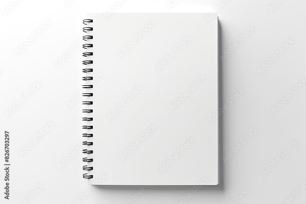 Leinwandbilder a notepad with a pencil and a pencil on a table, a table with a pencil and a notepad.