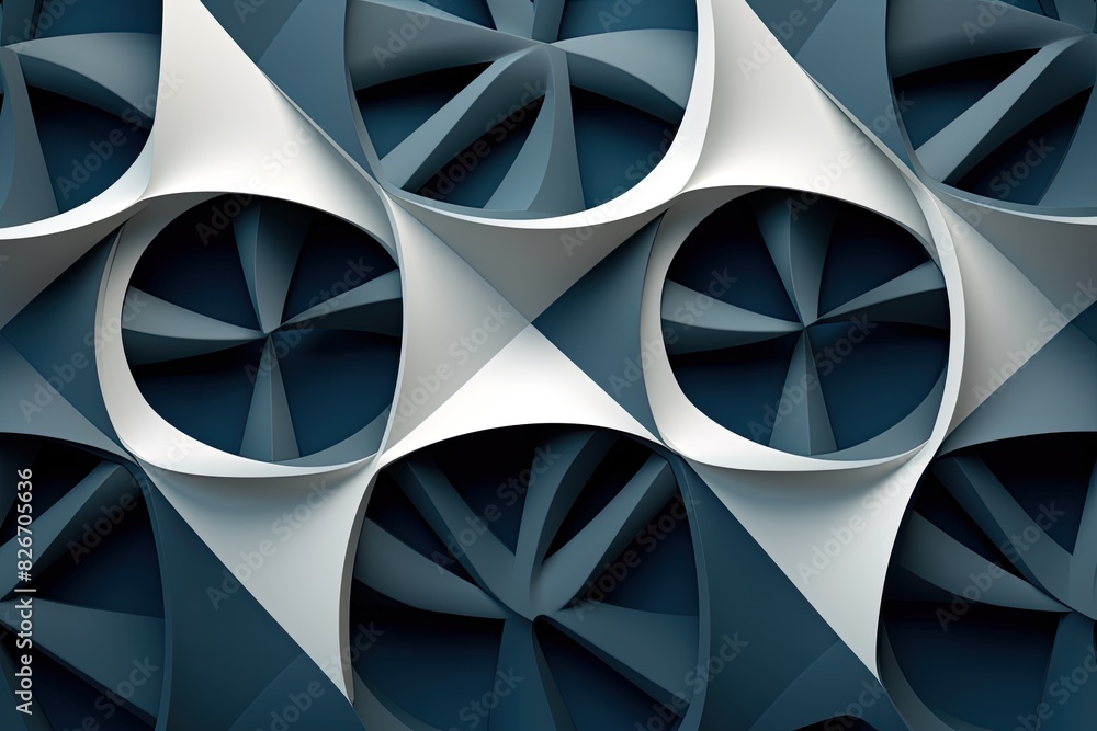 Fototapete a decorative wall with a pattern of intersecting lines, a decorative wall adorned with an intricate 